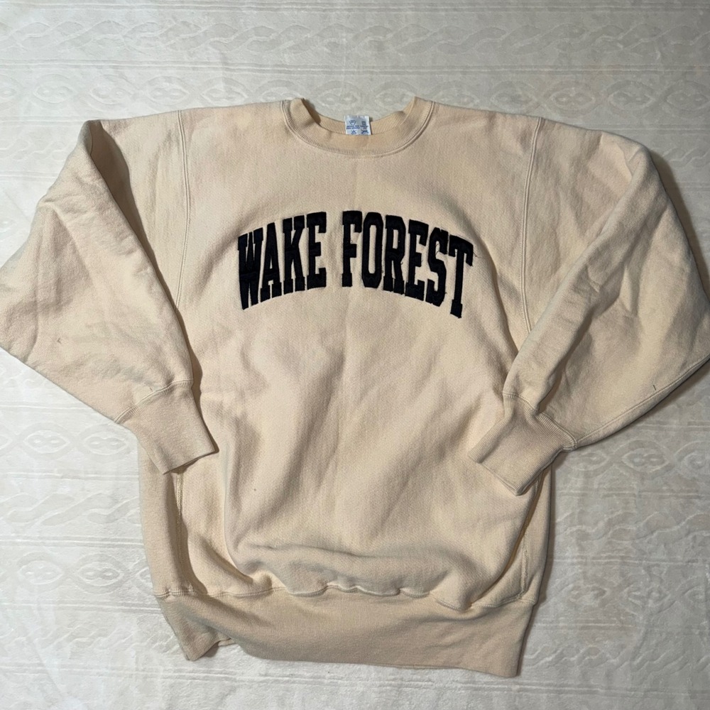 Vintage Champion Wake Forest Crewneck Reverse Weave